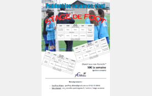 Stage-vacances de février